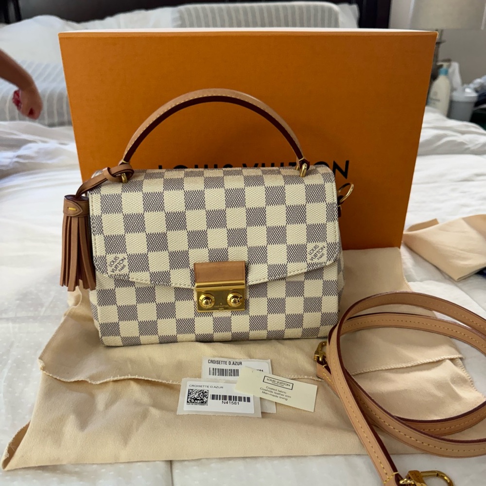 Louis Vuitton Croisette in Damier Azur